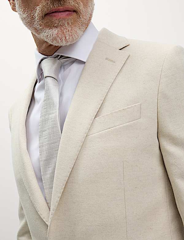 Tailored Fit Wool Rich Tweed Suit - EE