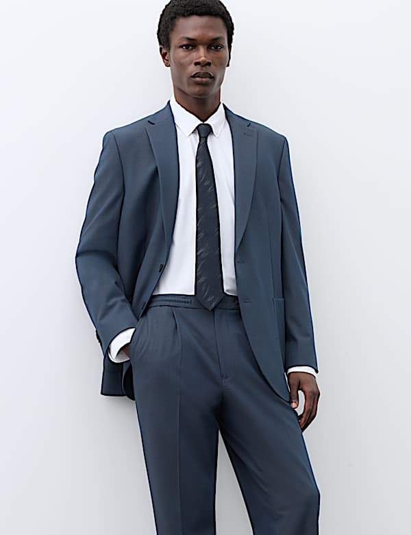 2 Piece Tailored Fit Performance Twill Suit