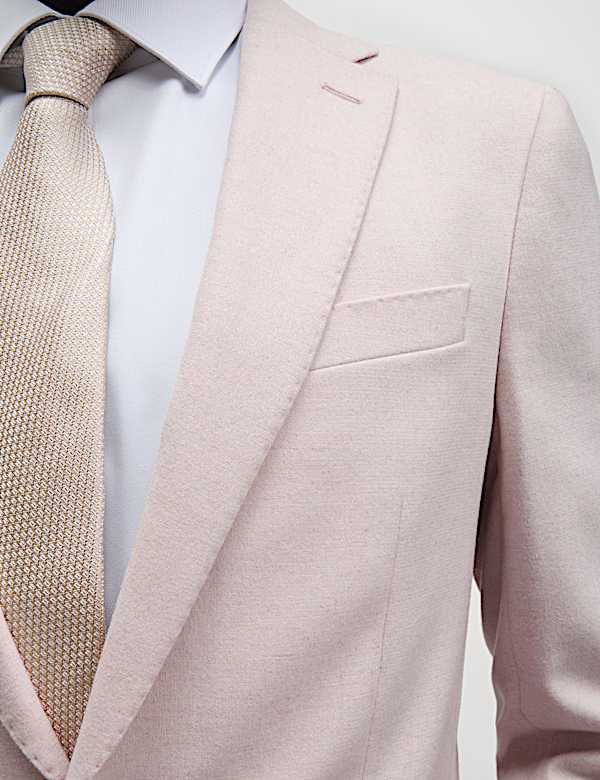 Tailored Fit Wool Rich Tweed Suit  - SE