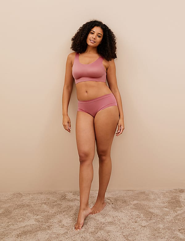 Sportowy crop top bez fiszbin Flexifit™ (zestaw) - PL