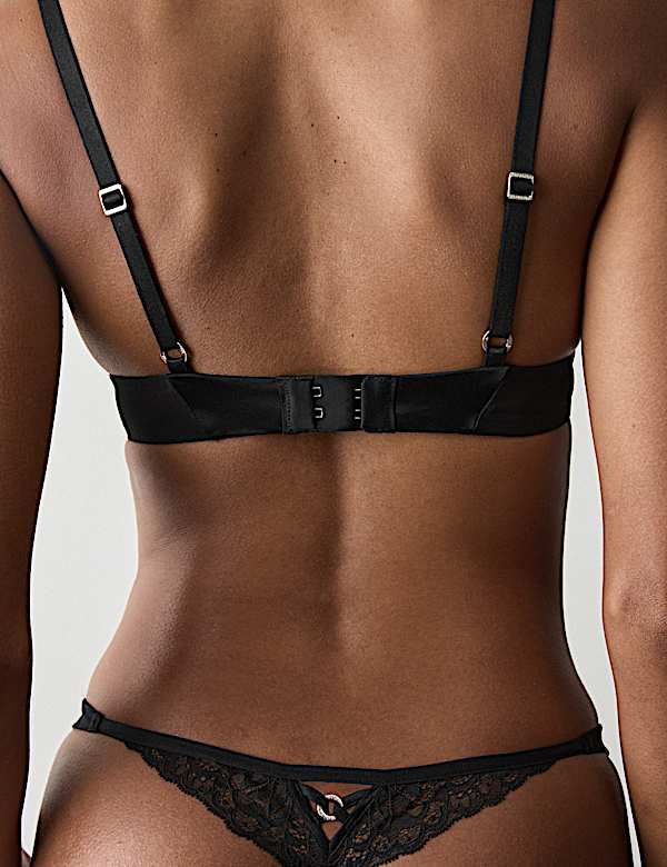 Bustier-set zonder beugel van zijde en kant (cupmaten A-E) - BE