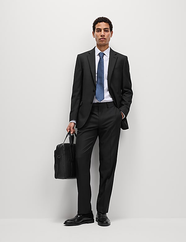 Regular Fit Stretch Suit - ID