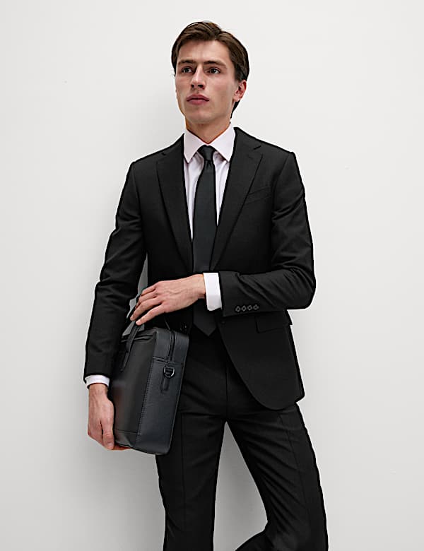 Slim Fit Pure Wool Suit - IL