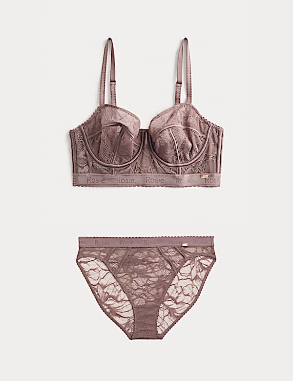 Lacewear Wired Longline Balcony Bra Set A-E - ES