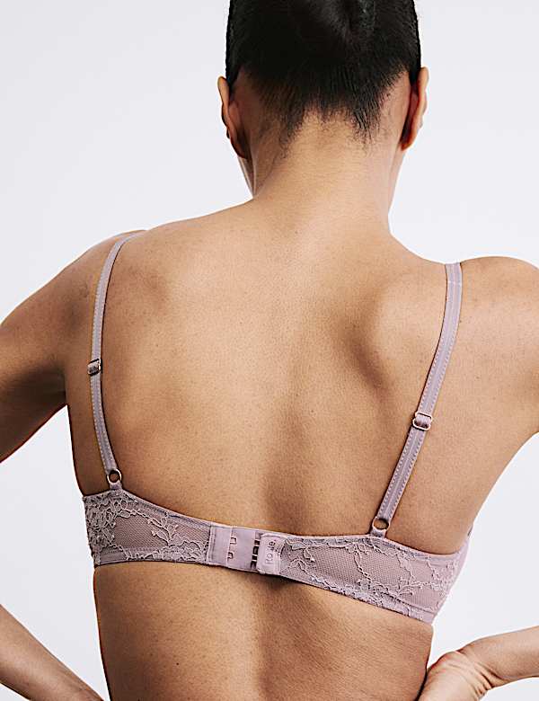 Nolana Lace Wired Balcony Bra Set A-E - CZ