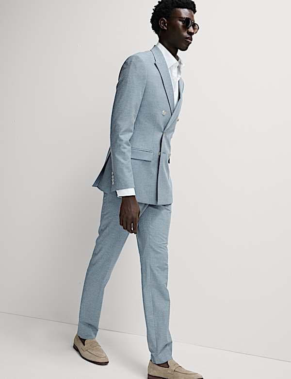 Slim Fit Double Breasted Suit - NZ