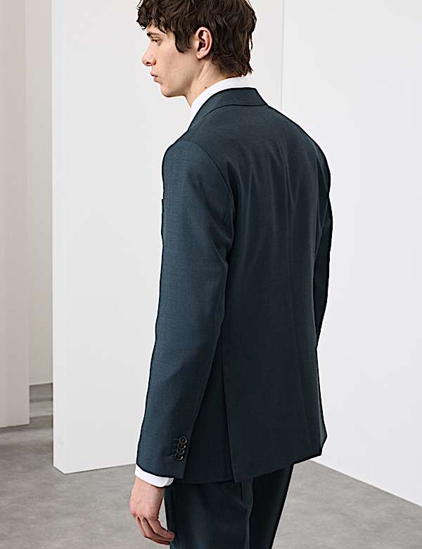 2 Piece Tailored Fit Wool Rich Suit - MV