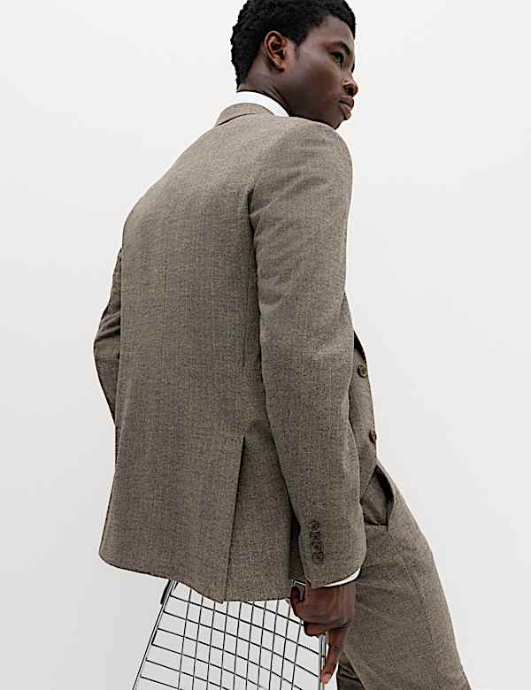 2 Piece Slim Fit Striped Stretch Suit - IL