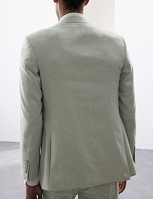 Tailored Fit Italian Performance Linen Blend Suit - PT