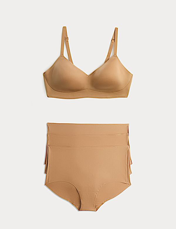 Body Invisibles&trade; Non Wired Full Cup Bra Set A-E - KR