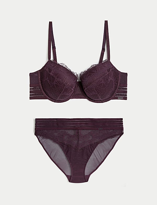 Marseilles Mesh Wired Full Cup Bra Sets A-E - RO