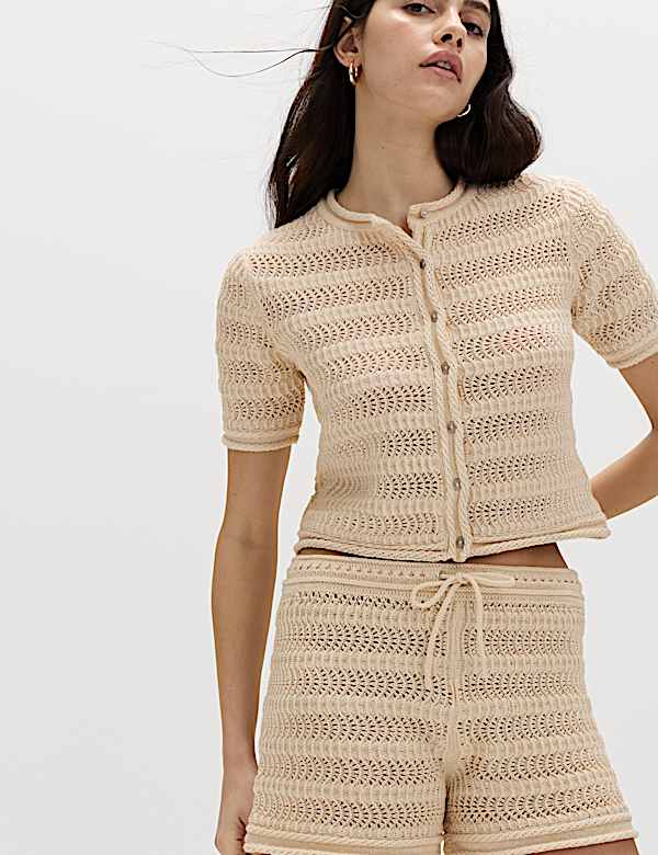 Cardigan & Shorts Set