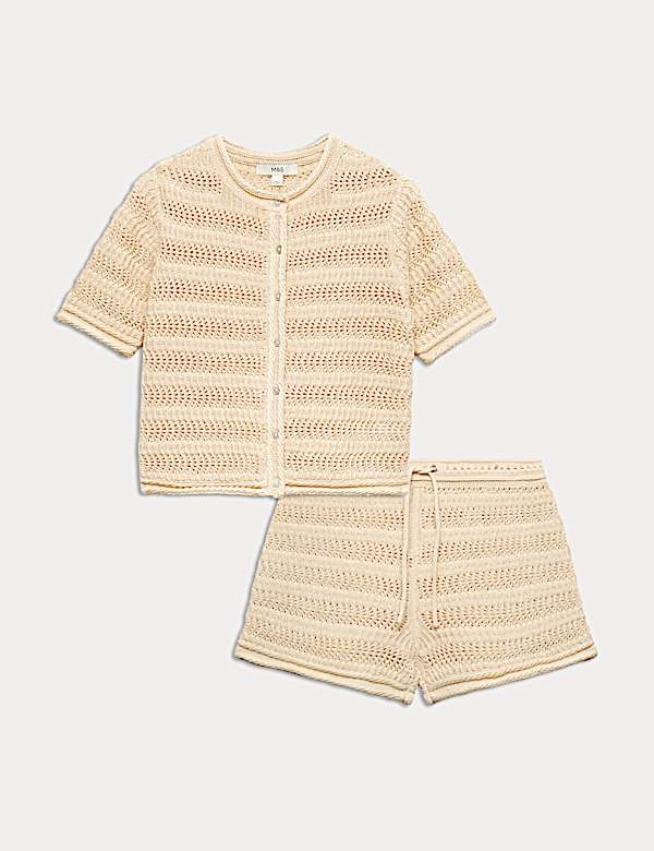 Cardigan & Shorts Set - DE