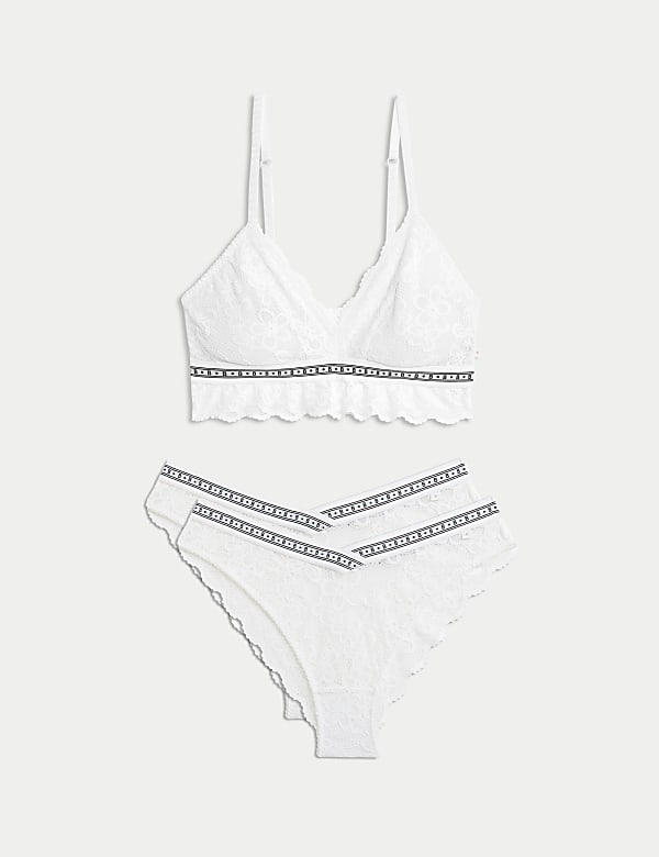 Set Bralette Tanpa Kawat Renda Cleo Cup A-E - ID
