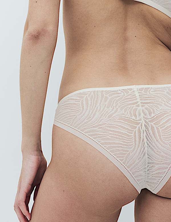 Body Lace Wired Demi Cup Bra Set A-E - ES