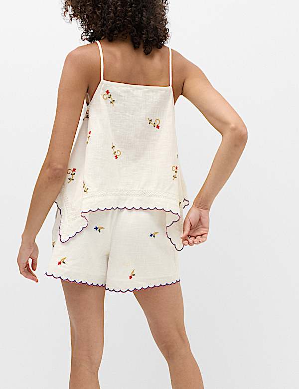 Set aus Tr&auml;geroberteil und Shorts - AT