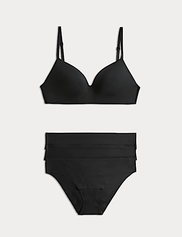Conjunto de sujetador de copa completa sin aros Body Invisibles&trade; (para copa A-E) - ES