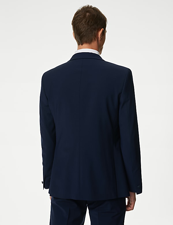 Tailored Fit Wool Blend Tuxedo Suit - DE