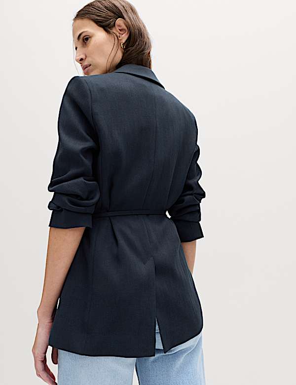 Set aus Leinenblazer und -Hose - DE