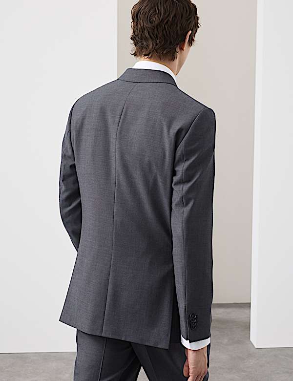 2 Piece Tailored Fit Wool Rich Suit - MV