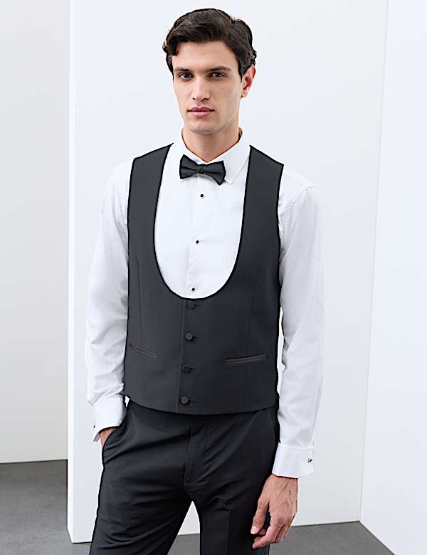3 Piece Tailored Fit Performance Tuxedo Suit - US