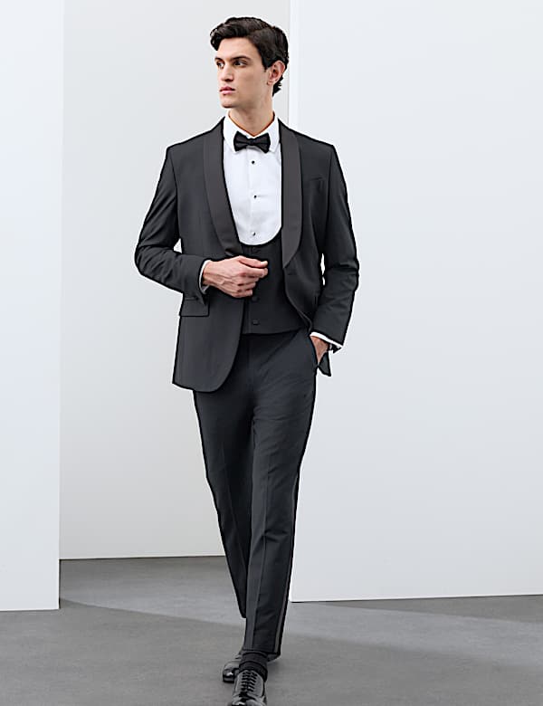 3 Piece Tailored Fit Performance Tuxedo Suit - US