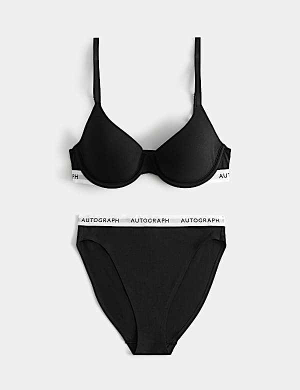 Lille Supima&trade; Cotton Wired Demi Cup Bra Set A-E - CA