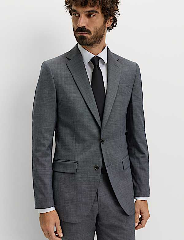 Slim Fit Wool Blend Suit - IT