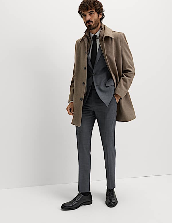 Slim Fit Wool Blend Suit - IT