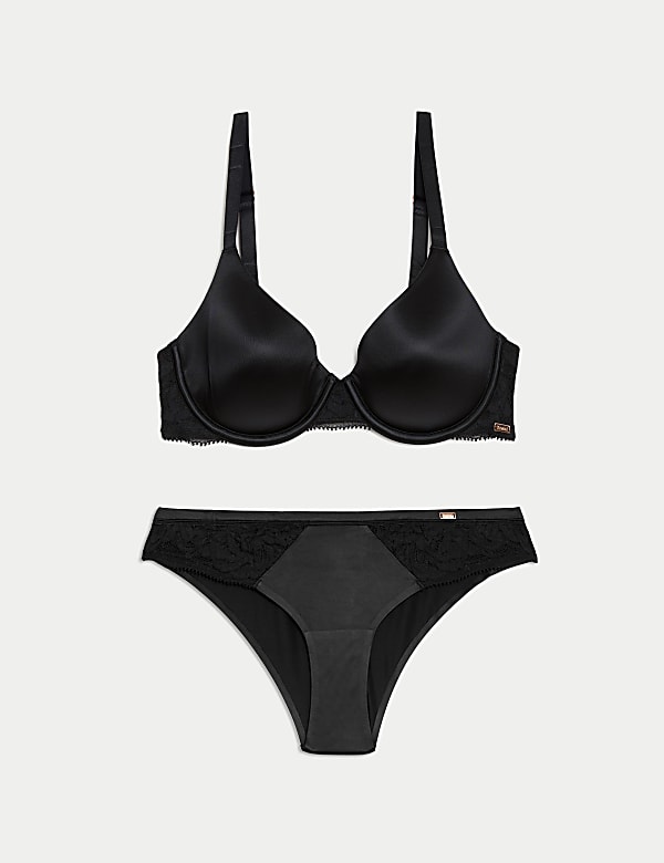 Smoothing Wired Full Cup Bra Set - US