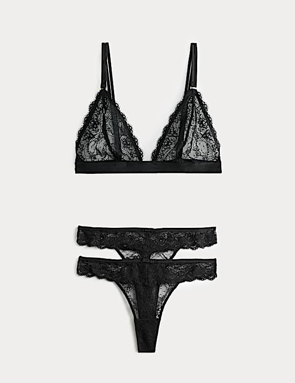 Ida Lace Non Wired Bralette Set A-E - FR