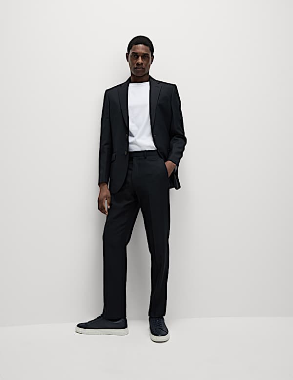 Regular Fit Pure Wool Suit  - TW