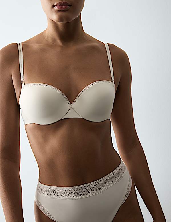 Boston Microfibre Wired Push Up Balcony Bra Set