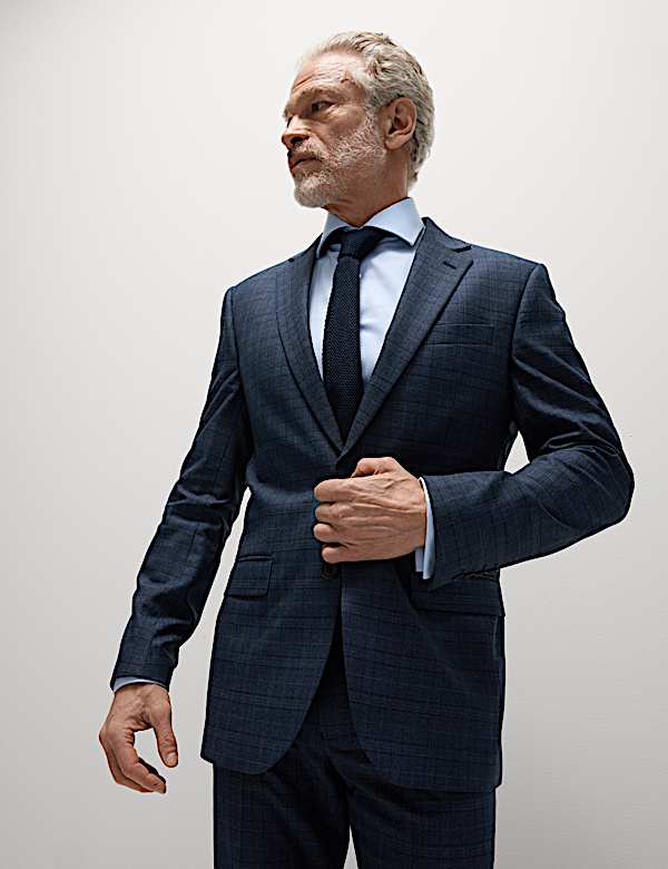 Regular Fit Check Suit  - FR