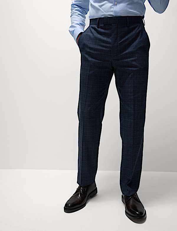 Regular Fit Check Suit  - FR