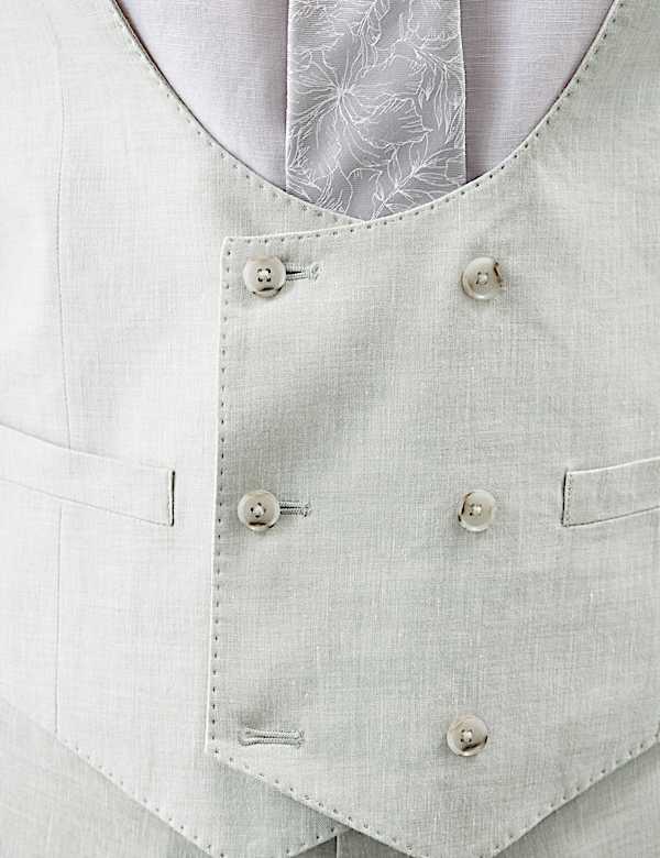 Κοστούμι ιταλικής ποιότητας με προσαρμοσμένη εφαρμογή από σύμμεικτο λινό - GR