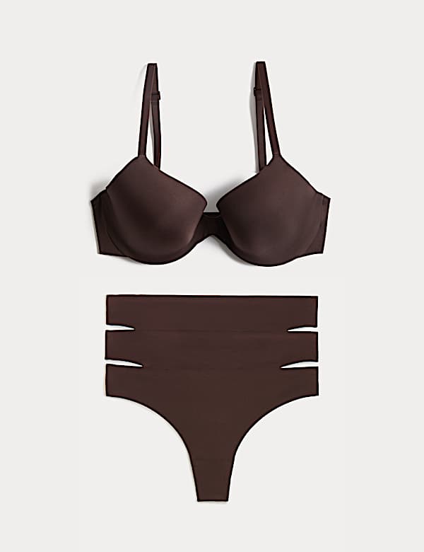 Body Invisibles&trade; Wired Demi Cup Bra Set A-E - ID