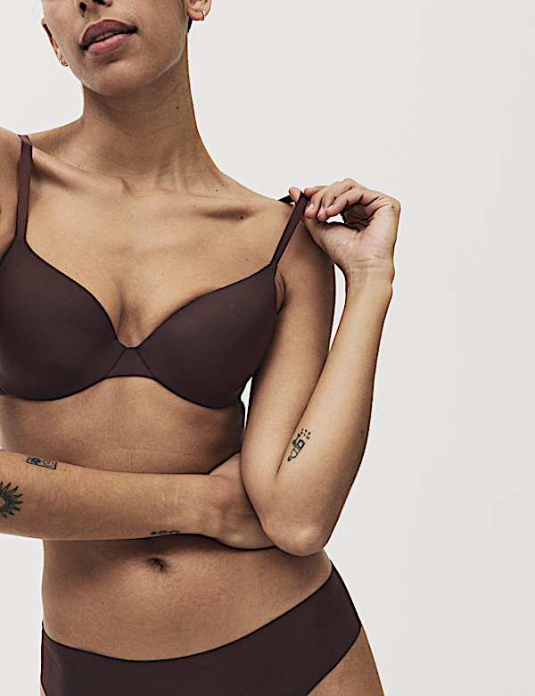 Body Invisibles&trade; Wired Demi Cup Bra Set A-E - ID