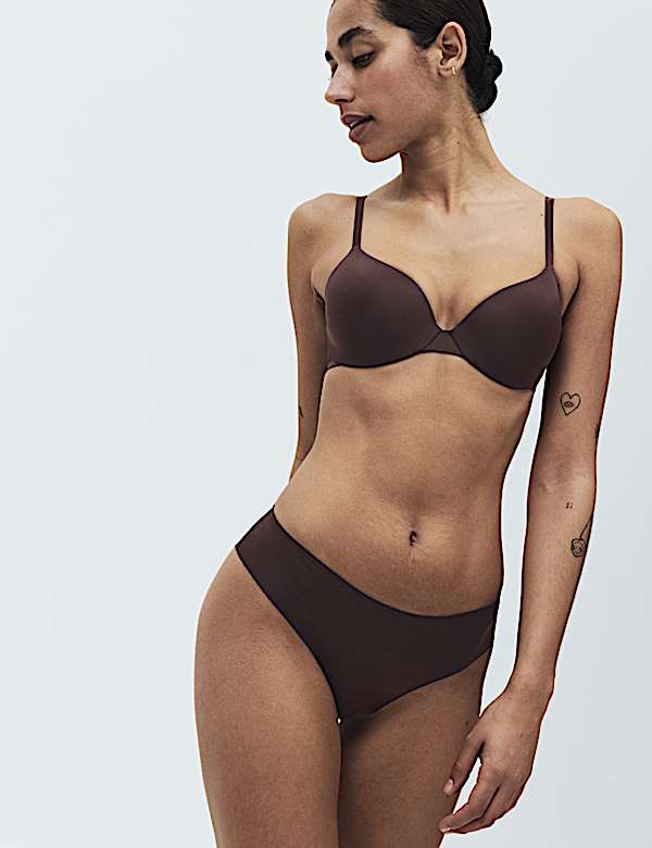 Body Invisibles&trade; Wired Demi Cup Bra Set A-E - ID