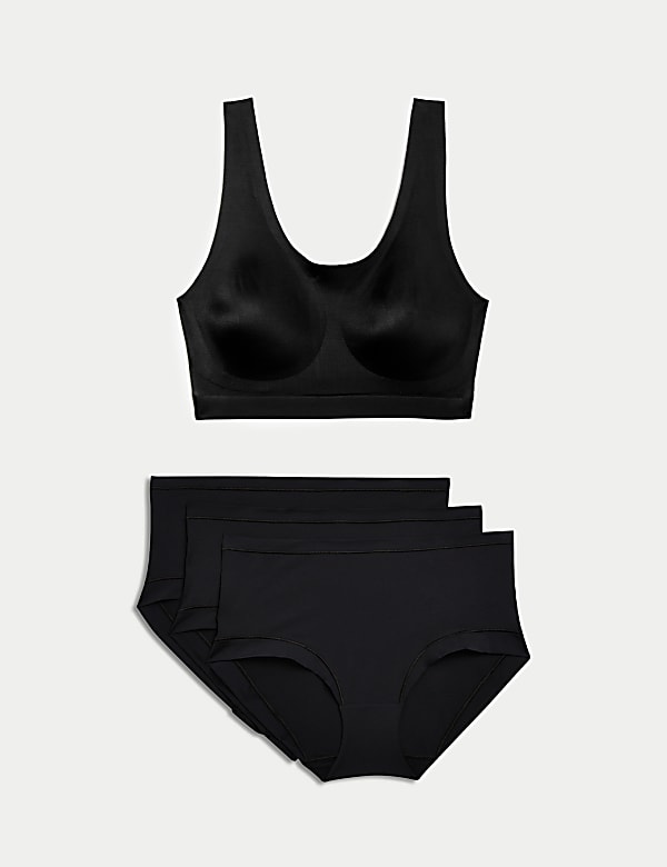 Sportowy crop top bez fiszbin Flexifit&trade; (zestaw) - PL