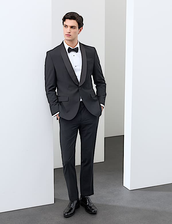2 Piece Tailored Fit Performance Tuxedo Suit - CA