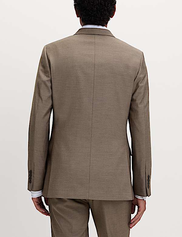 Schmal geschnittener, zweireihiger Anzug - AT