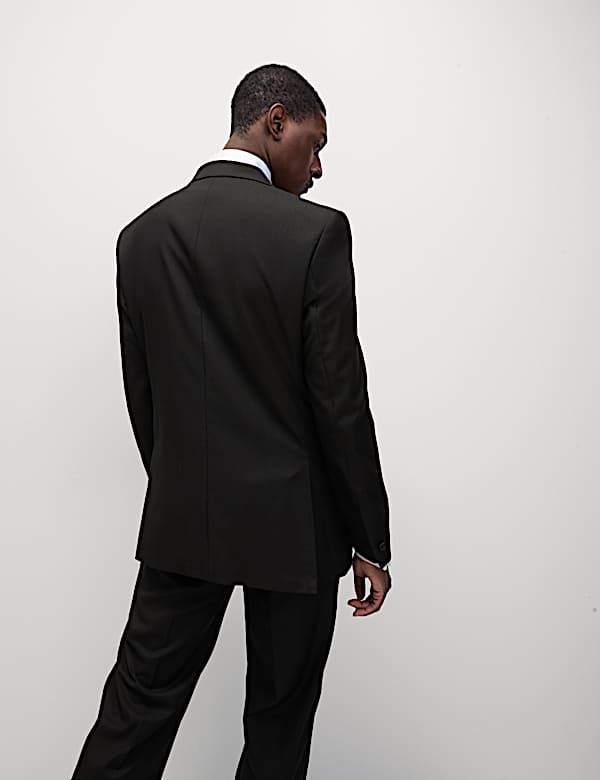 Regular Fit Stretch Tuxedo Suit - NO