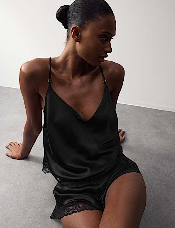 Silk & Lace Cami Set
