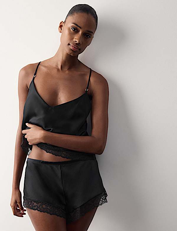 Silk & Lace Cami Set - SI