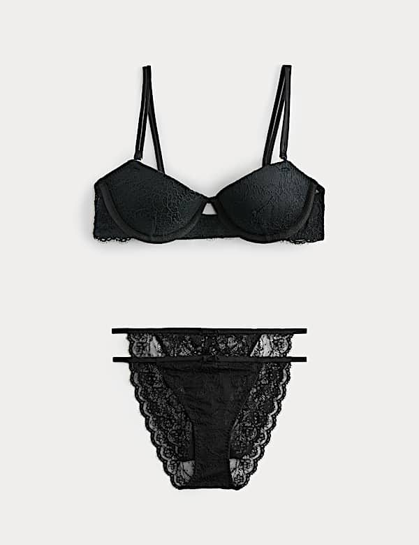 Ida Lace Wired Balconette Bra Set A-E - AT