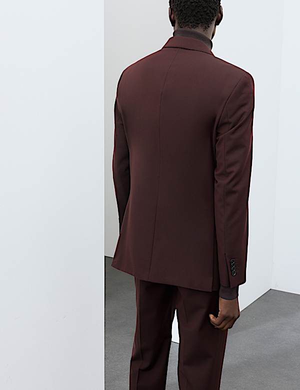 2 Piece Merino Wool Rich Double Breasted Suit - AL
