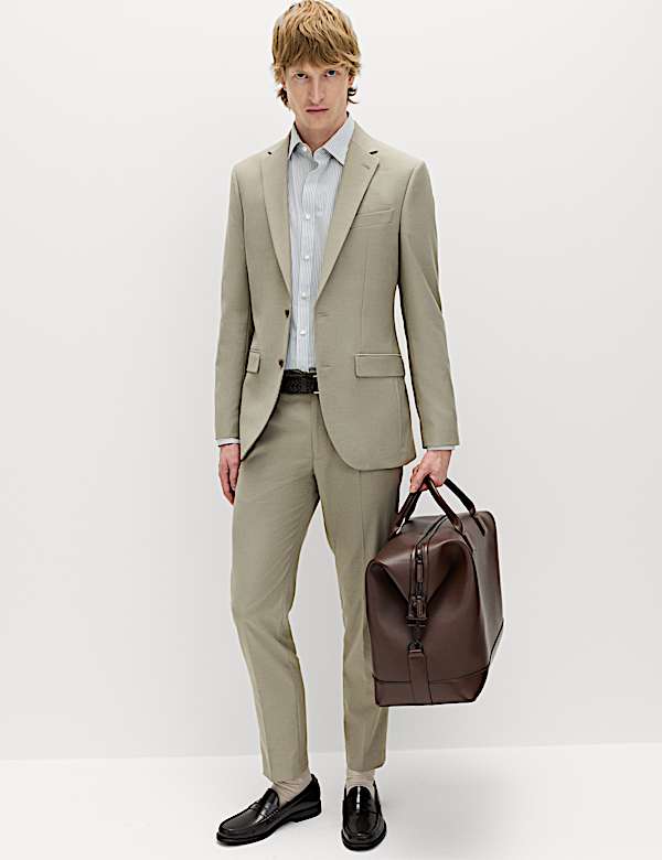 2 Piece Slim Fit Stretch Suit - HU