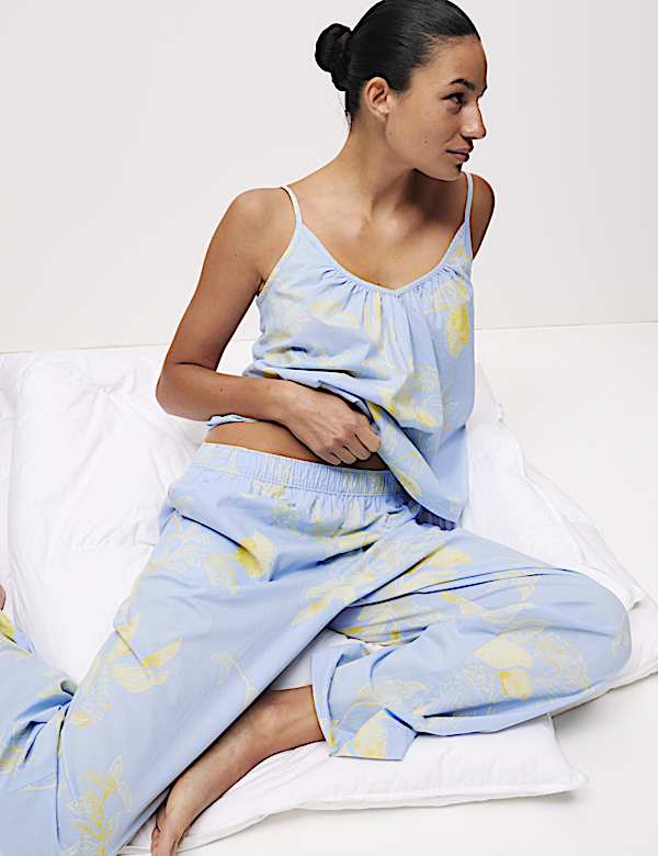 Pure Cotton Printed Cami Top Set - KG