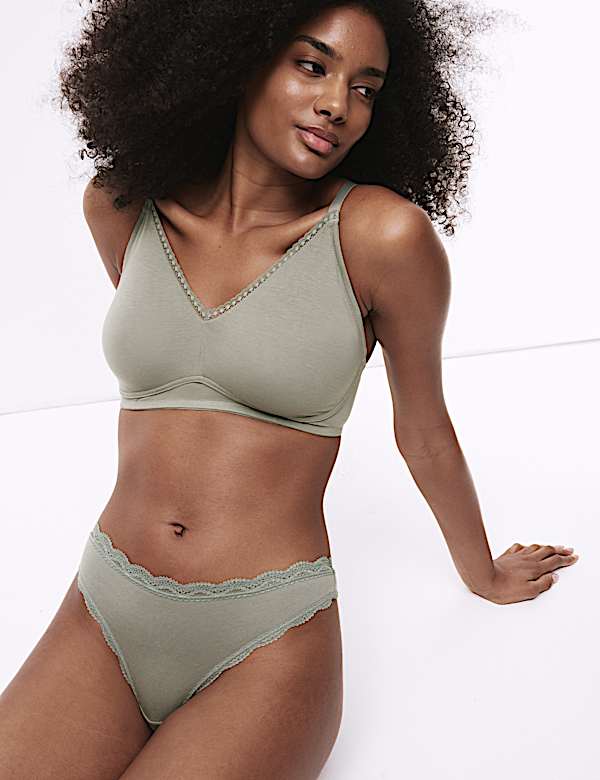 Set Bra Cup Penuh A-E Tanpa Kawat - ID